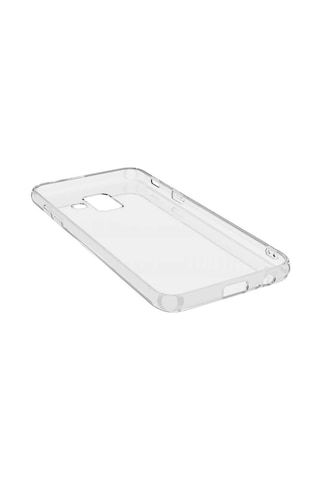 Samsung Galaxy Uyumlu A6 2018 Kılıf Şeffaf Silikon Hibrit Case Kapak