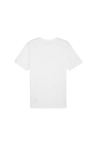 Puma Teamrise Logo Jersey Cotton Erkek Günlük Tişört 65870504 Beyaz 65870504 Beyaz