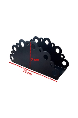 Glare Peçetelik Daireli Mat Siyah Mat Siyah