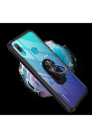Huawei Y7 Prime 2019 Kılıf Zore Mola Kapak Siyah