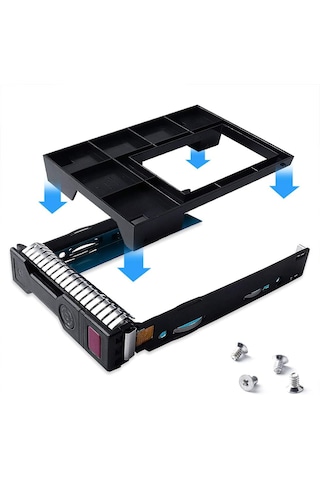 Hp 2.5" To 3.5" Sas/sata/ssd Tray Adapter 651314-001 661914-001
