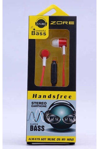 Zore GX-082 MP3 Stereo Kulak İçi Kulaklık