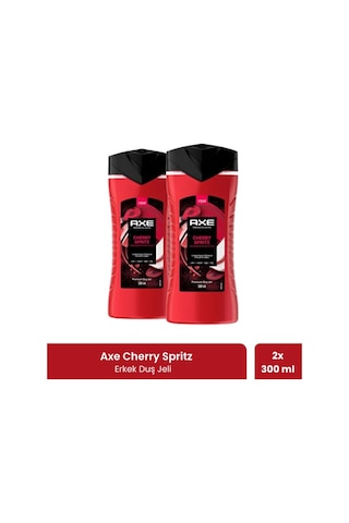 Axe Premium Collection Duş Jeli Cherry Spritz 300 Ml X 2 Adet PKT.AXE.028 Diğer