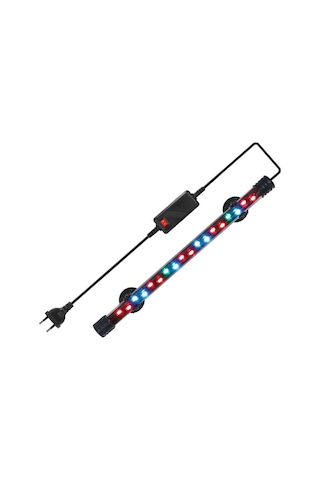 Vkemall Renkli Işıklı 28cm Akvaryum Led Aydınlatması - Plastik Gövde, 6w, 90-260v, Güvenli Ve Parlak Görünüm