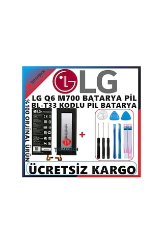 LG Uyumlu Q6 Batarya Pil Tamir Seti