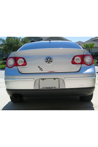 Volkswagen Passat B6 2005-2011 Formlu Krom Bagaj Alt Çıtası N11.3362