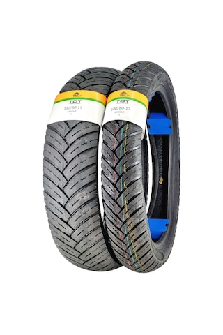 130/70-17 Ve 100/80-17 Lastik Takımı Tl Tubeless - Dubleks