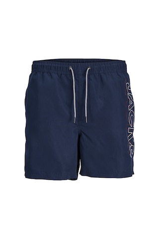 Jack & Jones Jack Jones Yazılı Erkek Deniz Şortu 12253118 Siyah