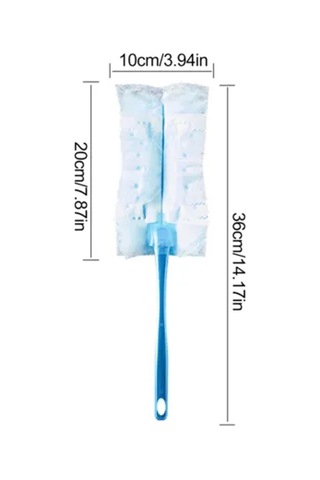 Gajeena Elektrostatik Toz Alma Fırçası - Yenilenebilir Başlıklı Pratik Temizlik Aracı