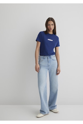 Mavi - Miav Baskılı Lacivert Tişört 1610622-70722 Lacivert