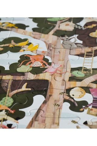 Londji My Tree Çift Taraflı Puzzle Canlı Renkler