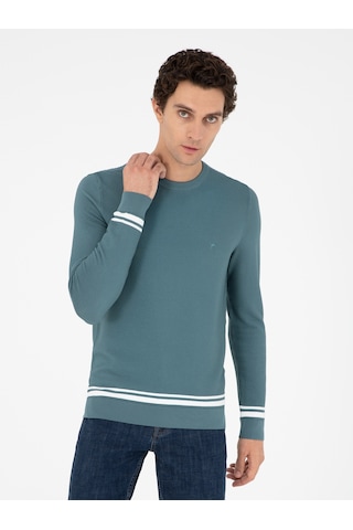 Cacharel Mint Slim Fit Bisiklet Yaka Triko Kazak