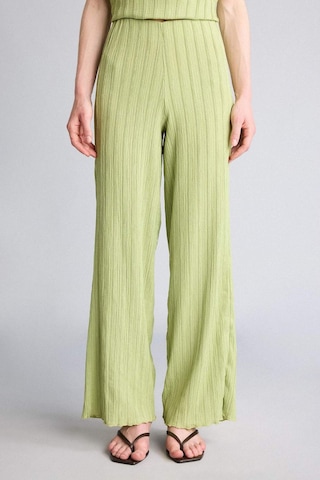 Defacto Wıde Leg Kırışık Dokulu Açık Yeşil Pantolon F6172ax26smgn743 Yeşil-gn743