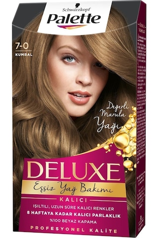 Palette Deluxe 7 - 0 Kumral X 2 Adet Saç Boyası