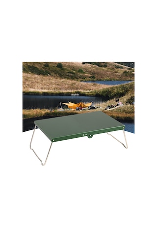 Halın Alüminyum Alaşımlı Mini Katlanır Masa Açık Kamp Piknik Barbekü Taşınabilir Masa 001