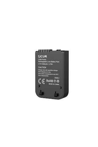 Sjcam C300 & C300 Pocket 1000mah Şarj Edilebilir Batarya Siyah