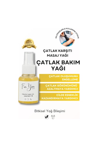 Çatlak Karşıtı Cilt Bakım Yağı & Hamile Çatlak Bakım Yağı