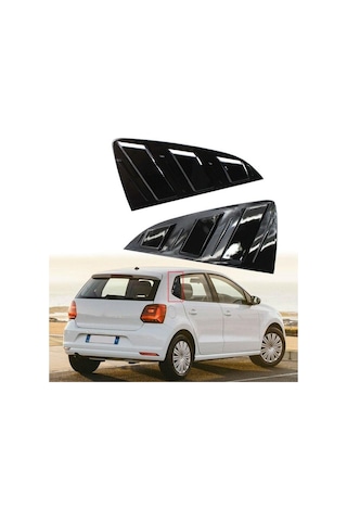 Vw Polo Kelebek Cam Vizörü Piano Black 2011-2018