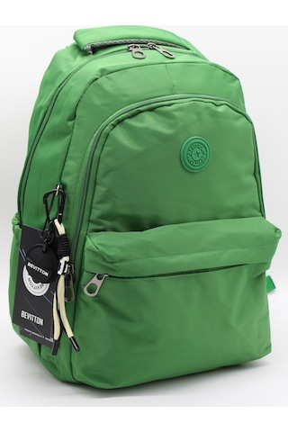 Yeşil Unisex Okul Çantası Su Geçirmez Kumaş Unisex Okul Sırt Çantası 2200 Mint Yeşili