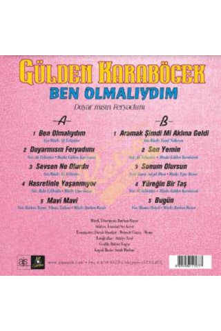 Gülden Karaböcek - Dilek Taşı + Ben Olmalıydım İkili Plak Seti