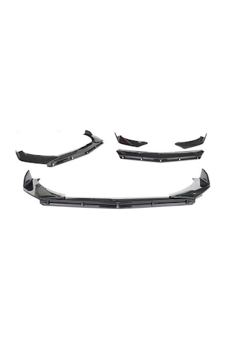 Vw Passat B7 2010-2014 Brabus Ön Lip 3 Parça Ön Ek Piona Black