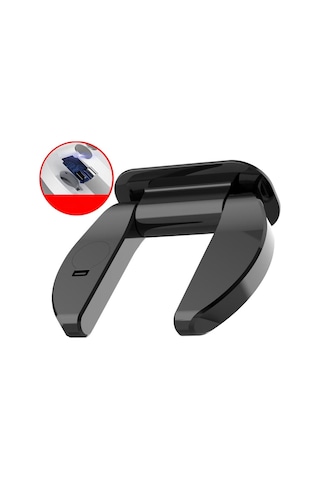 Sones Yalnız Yaşayan Hırsızlık Önleyici Kapı Durdurucu Deliksiz Çocuk Güvenlik Kilidi Alarmlı Siyah