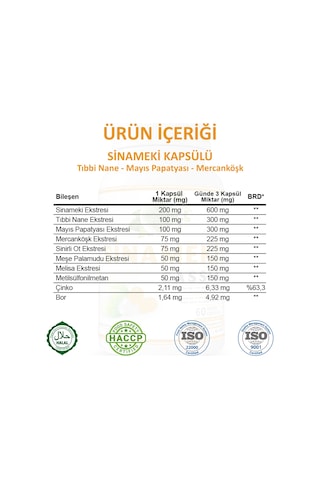 Gökçek Şifa Sinameki (Senna Capsule) 60 Kapsül
