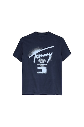 Tommy Jeans Erkek T Shirt Dm0dm22553 C1g Lacivert Lacivert