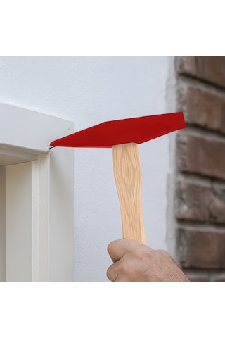 500gr Çelik Başlı Ergonomik Ahşap Saplı Çift Taraflı Çekiç
