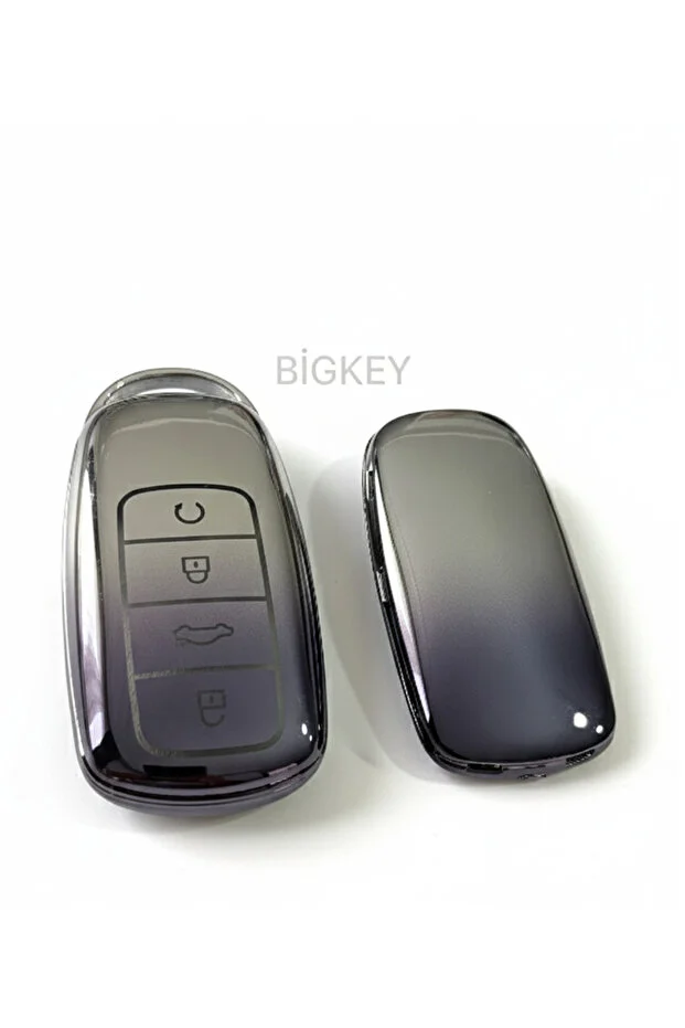 Chery Tıggo 8 Pro Max Tıggo 7 Pro Max Omoda 5 Pro Jaecoo Ayna Tip Çift Renk Tpu Anahtar Kılıfı