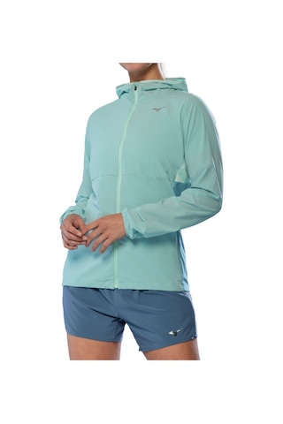 Mizuno Alpha Jacket Kadın Yağmurluk Yeşil Çok Renkli