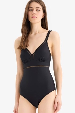 Defacto Regular Fit Mayo-fall İn Love E3299ax25smbk81 Siyah