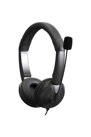 Hangfox Oy359 Usb Kablolu Kulaküstü Kulaklık - Ofis Konferansları, Çağrı Merkezleri İçin Gürültü Engelleme Mikrofonlu, Hızlı Kontrol Tuşları Ve Ses Ayarlama, Siyah
