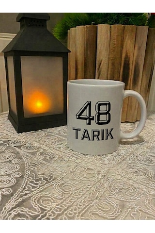 Kişiye Özel Siyah Beyaz Renk Tasarımlı Atatürk Görsel Temalı Kupa Bardak Siyah - Beyaz