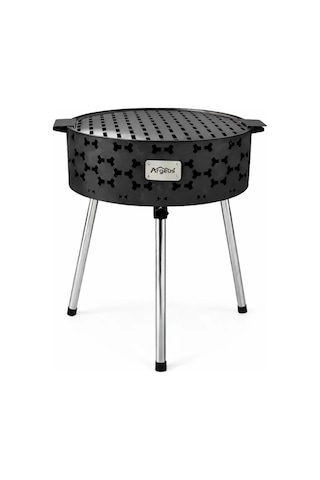 Taşınabilir Kömür Barbekü Mangal - İksa - Büyük - 44cm 13cm 67cm Diğer