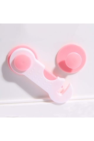 Kidkid Bebek Güvenlik Koruma Çocuk Mandal Kilit Pembe Çok Renkli
