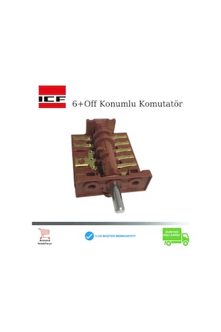 Icf Ankastre Firin Komutatör / Anahtar Şalter Parça - 368019320