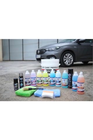 Oto55 16 Parça Oto55 Araba Yıkama Seti Profesyonel Paket