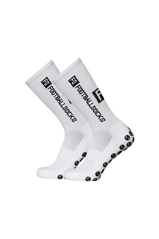 Tenfowee Profesyonel Futbol Çorapları, Silikon Sucker Anti Kayma, Yüksek Esneklik, Ter Soğurucu, Antrenman Ve Maç İçin Beyaz