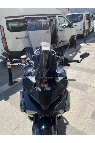2025-26 Yamaha Tracer 9 / Gt Ön Cam Açık Füme 54cm 4mm Zeus Acik Füme
