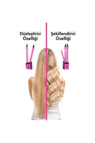 Saç Düzleştirici Ve Maşa İkili Saç Şekillendirici Tüm Saç Tiplerine Uygun Tkdytgs43ekmxtehn2h