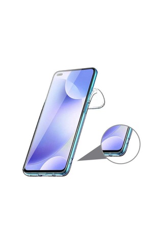 Xiaomi Poco X2 Kılıf Şeffaf Silikon Hibrit Case Renksiz