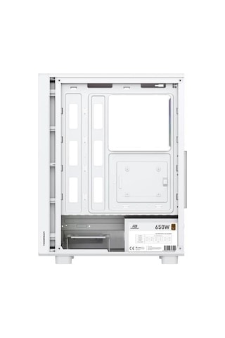 Powerboost 650w 80+ Bronze Gamıng Mıd-tower Pc Kasası Beyaz