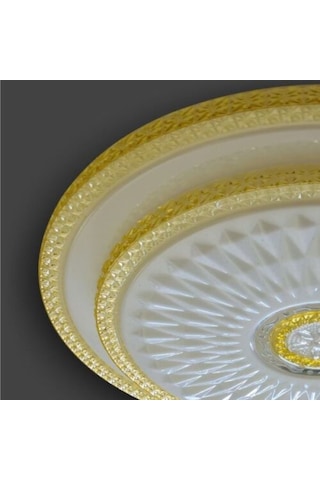 45w Sıva Üstü Dekoratif Armatür Altın Saray Sarı