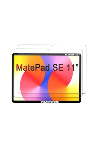 Huawei Matepad Se 11'' İnç 2024 Uyumlu Kalem Bölmeli Standlı Kılıf + Ekran Koruyucu + Kalem 3'lü Set Kılıf
