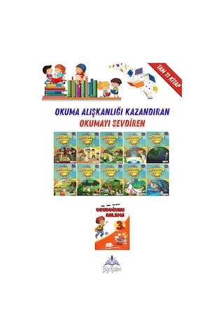 3. Sınıf Okuma Alışkanlığı Kazandıran Okumayı Sevdiren Tam 11 Kitap -17