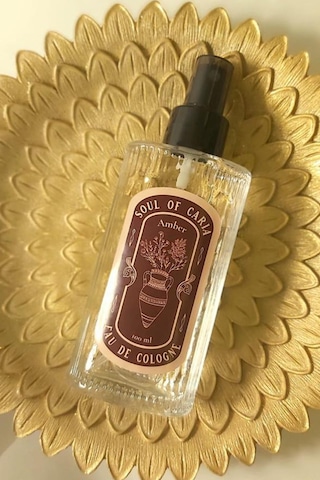 Amber Kokulu Soul Of Caria Eau De Kolonya Fısfıslı 100 ML Cam Şişe