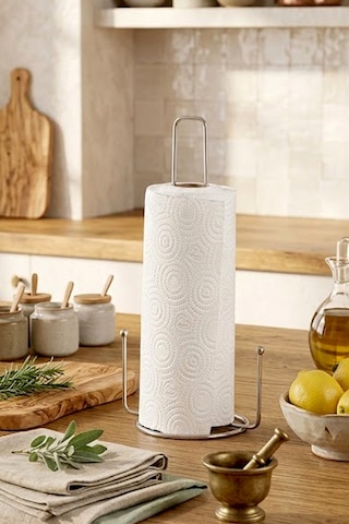 Paslanmaz Metal Peçetelik-rulo Kağıt Havluluk 29 Cm Krom