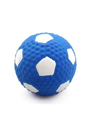 Lemestar Küçük Boy Sarı Futbol Şeklinde Lateks Köpek Oyuncak Topu - İçten Ses Çıkaran, Egzersiz Ve Eğitici, Ev Ve Dışarıda Kullanım, Diş Bakımı Fz-e5065