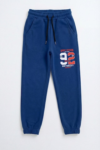 Fyk Kids 5'li Baskı Detaylı Beli Lastikli Erkek Çocuk Jogger Eşofman Altı Sarı-indigo-mavi-lacivert-füme